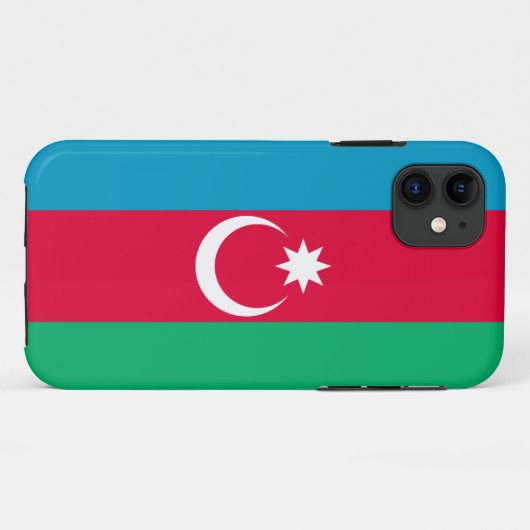Azerbeidzjan vlag Case-Mate iPhone case (Achterkant (horizontaal))