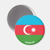 Azerbeidzjan Vlag Charming Patriottic Magneet (Voorkant / Achterkant)