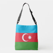Azerbeidzjan vlag crossbody tas (Achterkant)