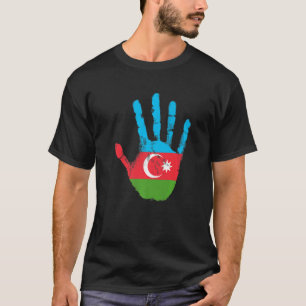Azerbeidzjan Vlag Hand Bakoe Azerbeidzjan T-shirt