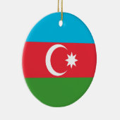 Azerbeidzjan vlag keramisch ornament (Rechts)