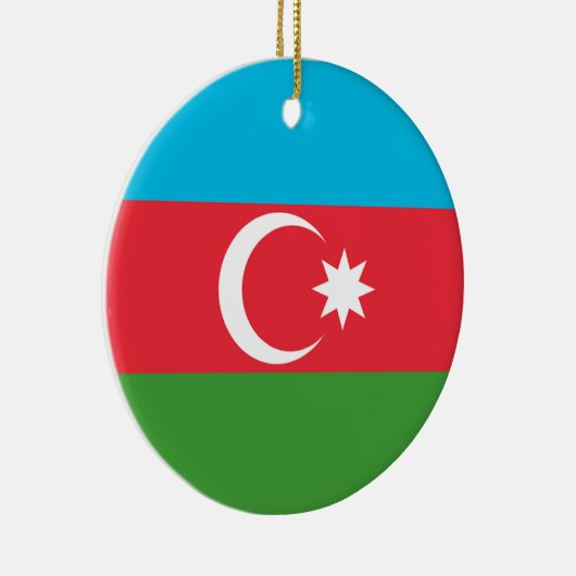 Azerbeidzjan vlag keramisch ornament (Rechts)