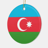 Azerbeidzjan vlag keramisch ornament (Links)