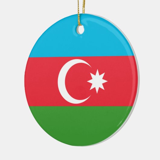 Azerbeidzjan vlag keramisch ornament (Links)