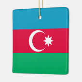 Azerbeidzjan vlag keramisch ornament (Links)