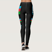 Azerbeidzjan vlag leggings (Achterkant)