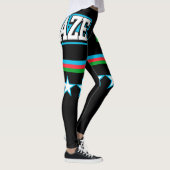 Azerbeidzjan vlag leggings (Rechts)