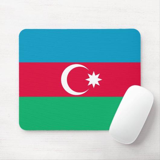 Azerbeidzjan vlag muismat (Met muis)