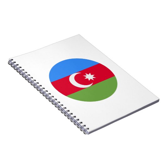 Azerbeidzjan vlag notitieboek (Rechterzijde)