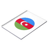 Azerbeidzjan vlag notitieboek (Linkerzijde)