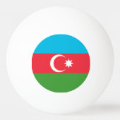 Azerbeidzjan vlag pingpongbal (Voorkant)