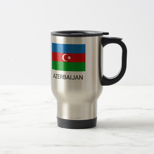 Azerbeidzjan vlag reisbeker (Rechts)