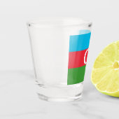 Azerbeidzjan vlag shot glas (Links)