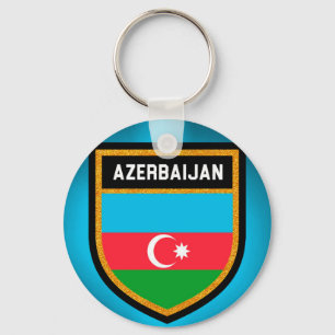 Azerbeidzjan vlag sleutelhanger
