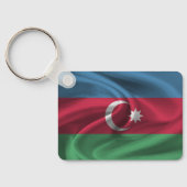 Azerbeidzjan Vlag Sleutelhanger (Achterkant)