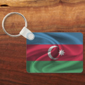 Azerbeidzjan Vlag Sleutelhanger (Achterkant)