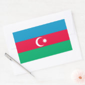 Azerbeidzjan vlag sticker (Envelop)