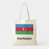 Azerbeidzjan vlag tote bag (Achterkant)