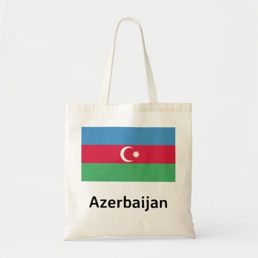 Azerbeidzjan vlag tote bag (Voorkant)