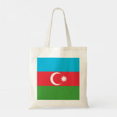 Azerbeidzjan vlag tote bag (Achterkant)