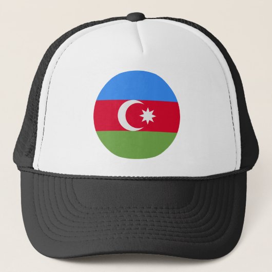 Azerbeidzjan vlag trucker pet (Voorkant)