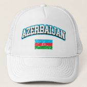 Azerbeidzjan vlag trucker pet (Voorkant)