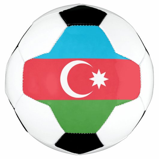 Azerbeidzjan vlag voetbal (Voorkant)