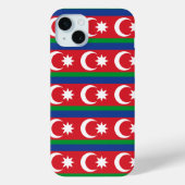 Azerbeidzjan vlagpatroon Case-Mate iPhone case (Achterkant)