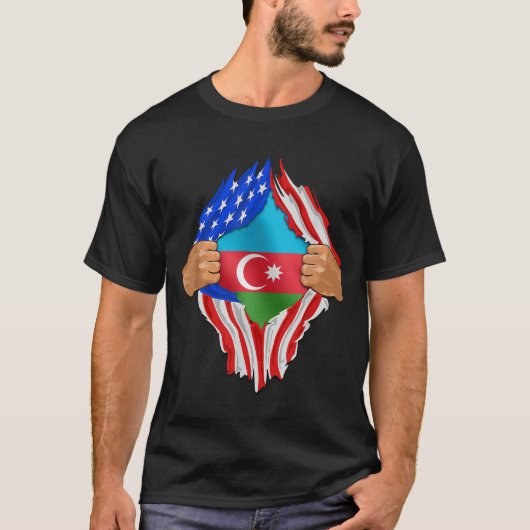 Azerbeidzjan voor het Opperste Azerbeidzjaanse erf T-shirt (Voorkant)