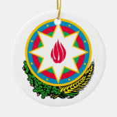 Azerbeidzjan wapenschild keramisch ornament (Voorkant)