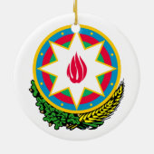 Azerbeidzjan wapenschild keramisch ornament (Achterkant)