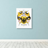 Azevedo Family Crest Canvas Afdruk (Insitu (Houten vloer))
