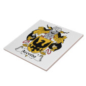 Azevedo Family Crest Tegeltje (Zijkant)