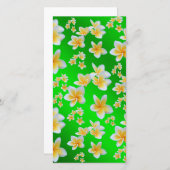 azian, geel, wit, bloem, helder, goud, floraal (Voorkant / Achterkant)