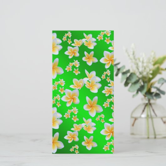 azian, geel, wit, bloem, helder, goud, floraal (Staand voorkant)