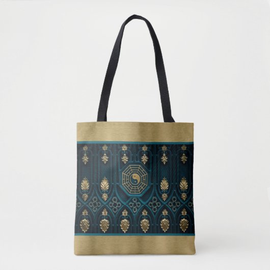 Aziatisch Abstract Tote Bag (Voorkant)
