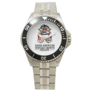 Aziatisch-Amerikaanse en Pacifische Eilanden Erfgo Horloge
