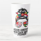 Aziatisch-Amerikaanse en Pacifische Eilanden Erfgo Latte Mok (Voorkant)
