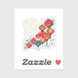 Aziatisch-Amerikaanse en Pacifische Eilanden Erfgo Sticker