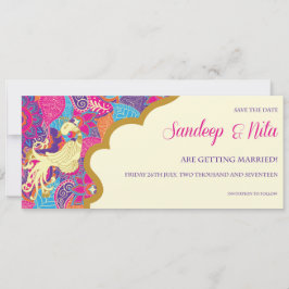 Aziatisch - Bruiloft - Henna - Save The Date