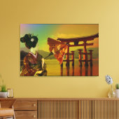 Aziatisch Canvas Afdruk (Insitu (Woonkamer))