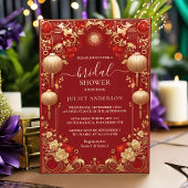 Aziatisch Chinees tweetalig hei vet Vrijgezellenfe Kaart