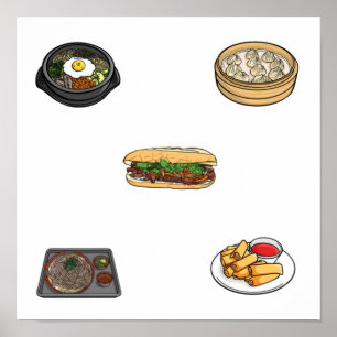 Aziatisch collectie poster