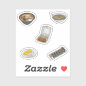 Aziatisch collectie sticker (Vel)