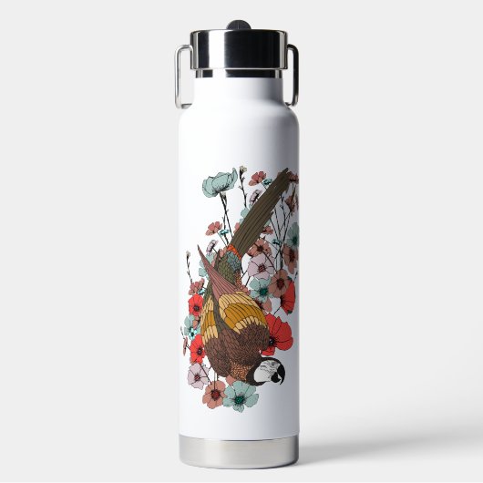 Aziatisch Draak Logo Waterfles (Voorkant)