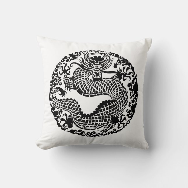  Aziatisch Dragon home decor kussen (Voorkant)
