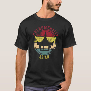 Aziatisch dubbel burgerschap t-shirt