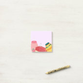 Aziatisch eten 10 plaknotities post-it® notes (Op bureau)