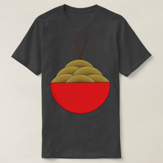 Aziatisch eten t-shirt (Design voorkant)