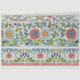Aziatisch floraal decoupage papier